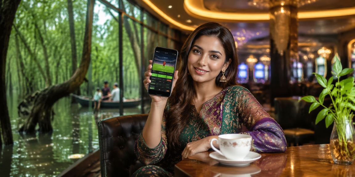 সিলেটে মোবাইলে no3 হাই রোলার লাইভ ক্যাসিনো গেম উপভোগ করছেন একজন খেলোয়াড়